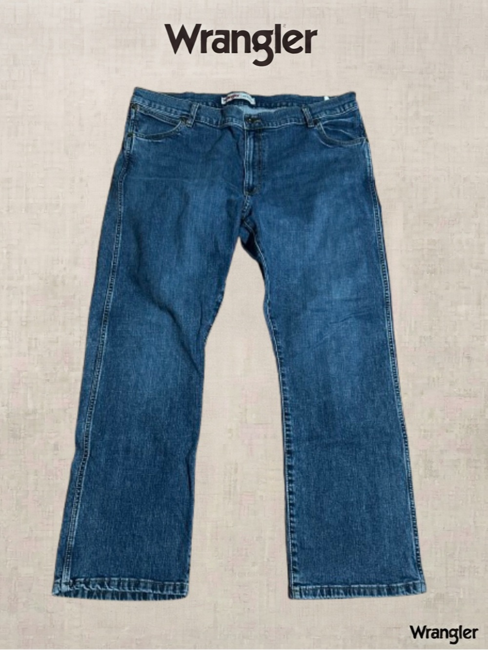 Wrangler Men's Medium Wash Blue Classic Bootcut Jeans
